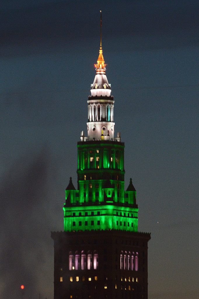 Seeds Lights Up CLE on the Terminal Tower Seeds of Literacy